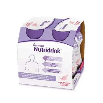 Nutridrink o smaku truskawkowym 4x125 ml