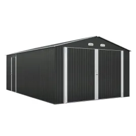 garaz-metalowy-blaszany-antracyt-602x386x254-cm-narzedziownia-23m2-blaszak