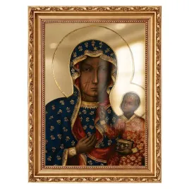 obraz-matka-boska-czestochowska-drewniana-zlota-rama-35x45-na-prezent