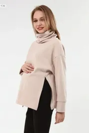 gladka-bluza-ciazowa-z-golfem-i-suwakami-oversize-m-5ia