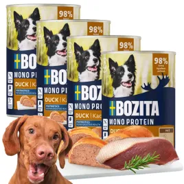 4x-bozita-mokra-karma-pasztet-pate-dla-psa-mono-protein-puszka-kaczka-400-g
