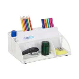 bialy-organizer-na-biurko-5-przegrodek-relaxdays-metalowa-siatka
