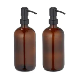 zestaw-2-szklanych-dozownikow-mydla-500-ml-z-pompka