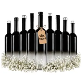 10x-butelki-szklane-futura-500-ml-ombre-czarno-bezbarwna-na-nalewki-alkohol