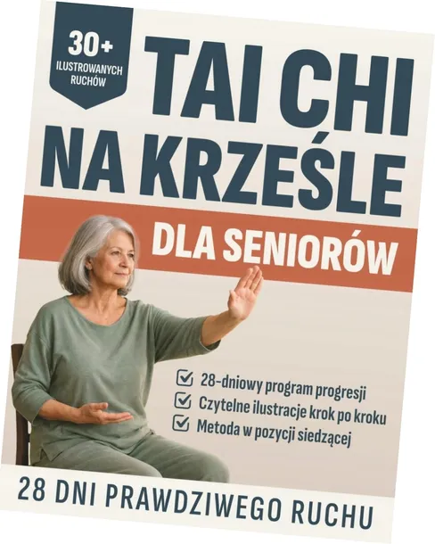 TAI CHI NA KRZEŚLE DLA SENIORÓW: 28 dni. 8 form. Codzienna progresja.