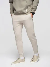 spodnie-meskie-dresowe-ze-sciagaczem-przy-nogawce-basic-jogger-jasnobezowe