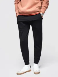 meskie-spodnie-dresowe-ze-sciagaczem-przy-nogawce-basic-jogger-czarne