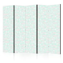 parawan-dwustronny-pokojowy-5-czesci-abstrakcja-rybki-fale-boho-225x172