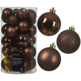 bombki-choinkowe-brazowe-30-szt-mix-mat-polysk-brokat-46-cm