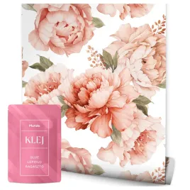 tapeta-w-rolce-do-sypialni-rozowe-piwonie-peonie-kwiaty-natura-styl-boho