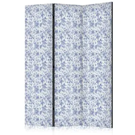 parawan-akustyczny-pokojowy-3-czesci-niebieskie-kwiaty-boho-natura-135x172