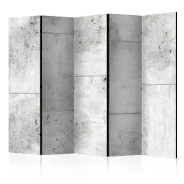 parawan-dwustronny-pokojowy-5-czesci-betonowe-plyty-abstrakcja-mur-225x172