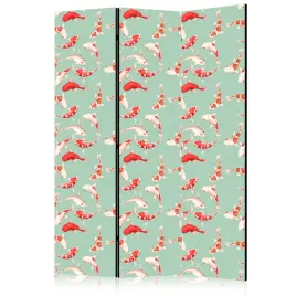 parawan-akustyczny-pokojowy-3-czesci-rybki-koi-natura-styl-boho-135x172