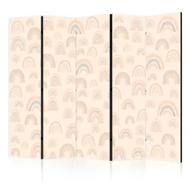 parawan-akustyczny-pokojowy-5-czesci-dla-dzieci-tecze-styl-boho-225x172