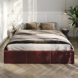lozko-160x200-tapicerowane-z-pojemnikiem-stelaz-metalowy-podnoszony-bordo