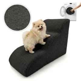 schodki-chmurka-dla-psa-lagodna-rampa-40cm-czarne-schody-3-stopnie-dla-kota