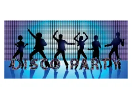 plakat-disco-party-70x33-cm