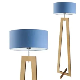 lampa-stojaca-podlogowa-niebieska-drewniana-led-e27-z-abazurem-nowoczesna