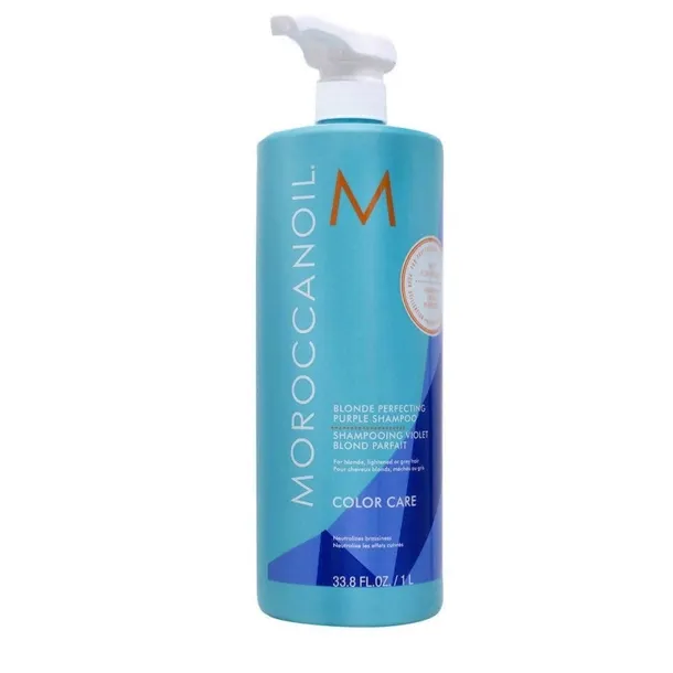 Moroccanoil Blonde Perfecting Shampoo fioletowy szampon do włosów 1000ml