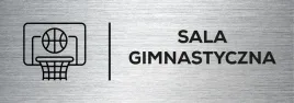 tabliczka-sala-gimnastyczna-nowoczesna-tabliczka-nierdzewna-20x7-cm