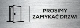 tabliczka-prosimy-zamykac-drzwi-nowoczesna-tabliczka-nierdzewna-20x7-grawer