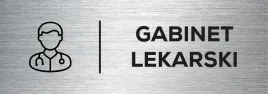 tabliczka-gabinet-lekarski-nowoczesna-tabliczka-nierdzewna-20x7-grawerowana