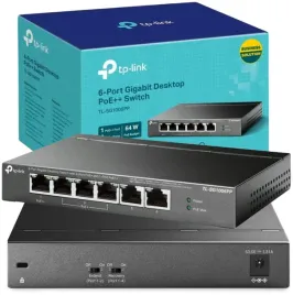switch-gigabitowy-tp-link-tl-sg1006pp-poe-6-portowy-64-w-niezarzadzalny