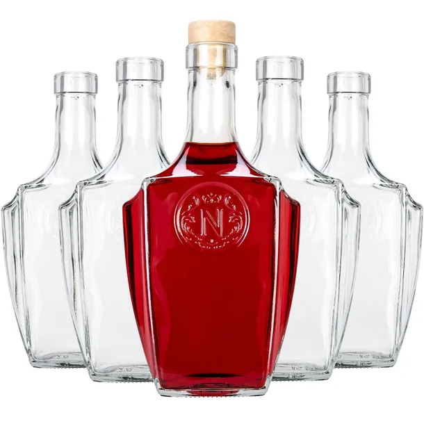 20x Butelki na bimber nalewki wino 500 ml BONAPARTE 0,5 ml z KORKAMI