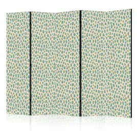 parawan-akustyczny-pokojowy-5-czesci-turkusowe-plamki-kropki-boho-225x172