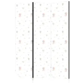 parawan-akustyczny-pokojowy-3-czesci-balony-samoloty-chmury-boho-135x172