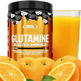 glutamina-aminokwasy-regeneracja-real-pharm-glutamine-pomarancza-500g