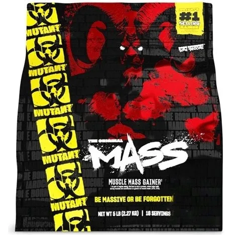GAINER NA MASĘ białko węglodowany PVL Mutant Mass 2270g Fudge Brownie