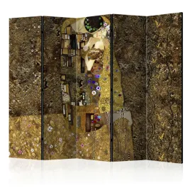 parawan-akustyczny-pokojowy-5-czesci-zloty-pocalunek-klimt-glamour-225x172