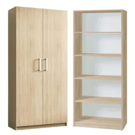 szafa-apen-75-cm-dab-sonoma-do-sypialni-przedpokoju-uchylna-5-polek-polki