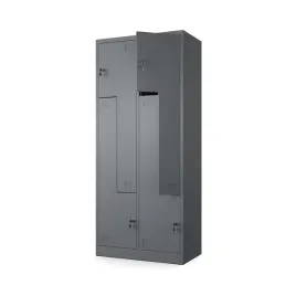 szafa-metalowa-socjalna-szkolna-bhp-czterokomorowa-na-silownie-antracyt