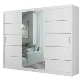 duza-szafa-przesuwna-z-lustrem-trzydrzwiowa-biala-garderoba-porto-245-cm