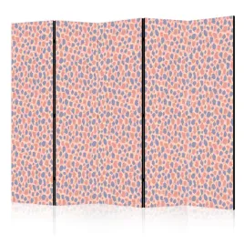 parawan-dwustronny-pokojowy-5-czesci-kolorowe-kropki-plamki-boho-225x172