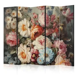 parawan-akustyczny-pokojowy-5-czesci-pastelowe-polne-kwiaty-retro-225x172
