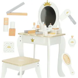 toaletka-drewniana-dla-dziewczynki-lulilo-bella-lustro-taboret-akcesoria