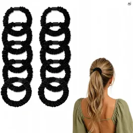 satynowa-gumka-do-wlosow-jedwabna-czarna-zestaw-12-sztuk-scrunchie-frotka