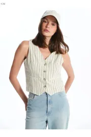 lc-waikiki-elegancka-kamizelka-bezowa-w-paski-na-guziki-xl-5ia