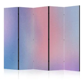 parawan-dwustronny-pokojowy-5-czesci-rozowy-gradient-ombre-boho-225x172