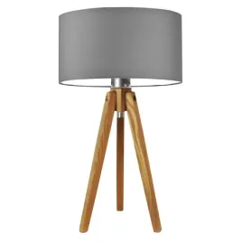 lampka-nocna-biurkowa-drewniana-stolowa-szara-trojnog-z-abazurem-led-e27