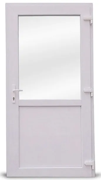 DRZWI ZEWNĘTRZNE PCV SKLEPOWE 100/200 BIAŁE