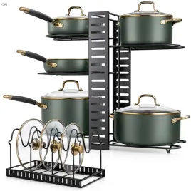 organizer-na-garnki-patelnie-pokrywki-stojak-kuchenny-8-miejsc-czarny-metal