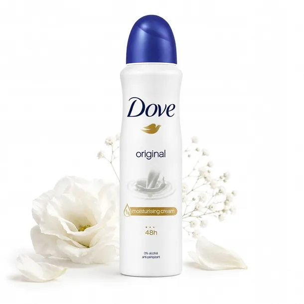 Dove Advanced Care Original 72H – Damski Antyperspirant W Sprayu 150 Ml