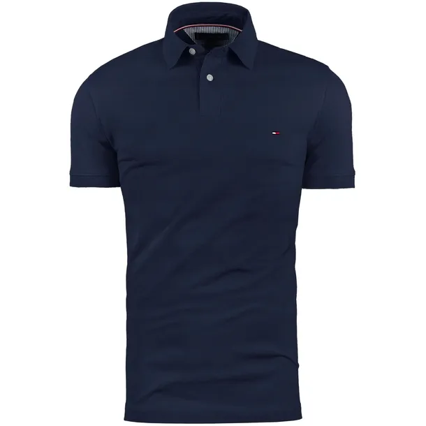 TOMMY HILFIGER KOSZULKA POLO MĘSKA GRANATOWA PREZENT r.L