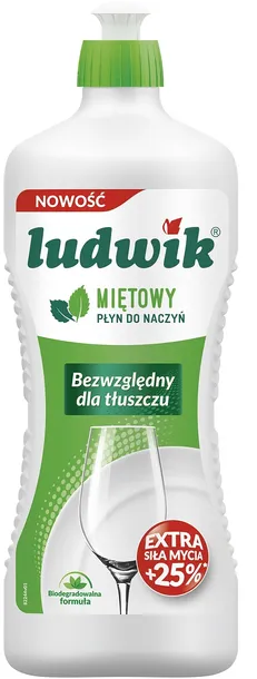LUDWIK Płyn do mycia naczyń miętowy 900 g