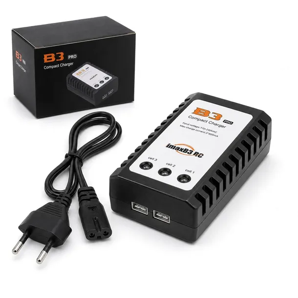 IMAX B3AC Pro Ładowarka do Akumulatorów LiPo Li-Ion 2S 3S Balanser 230V LED
