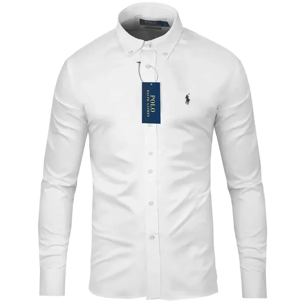 POLO RALPH LAUREN KOSZULA  MĘSKA BIAŁA PREZENT r.XL